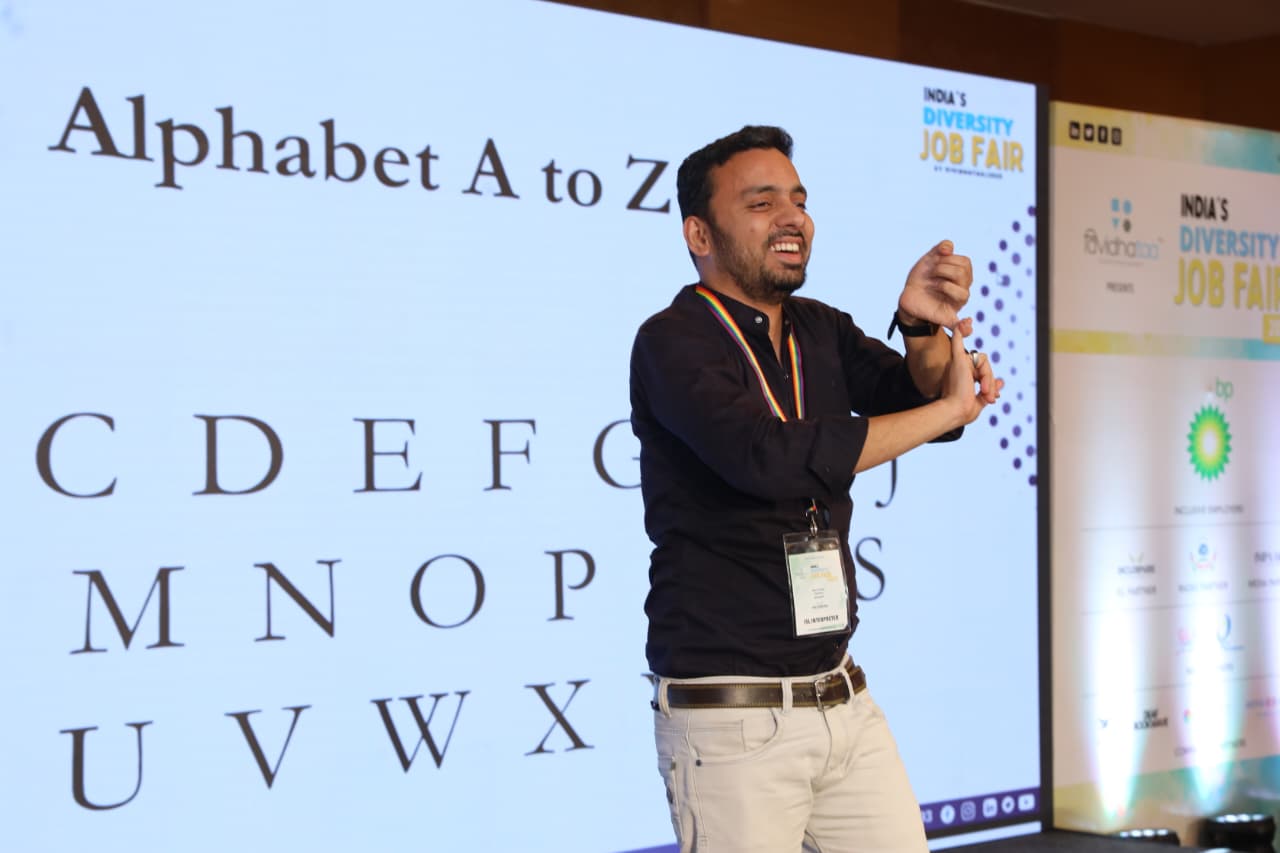 ISL awareness — basic ISL teaching by Deaf trainer